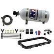 Load image into Gallery viewer, Nitrous Express Holley High Ram Plenum Nitrous Plate Kit w/12lb Bottle - Side View