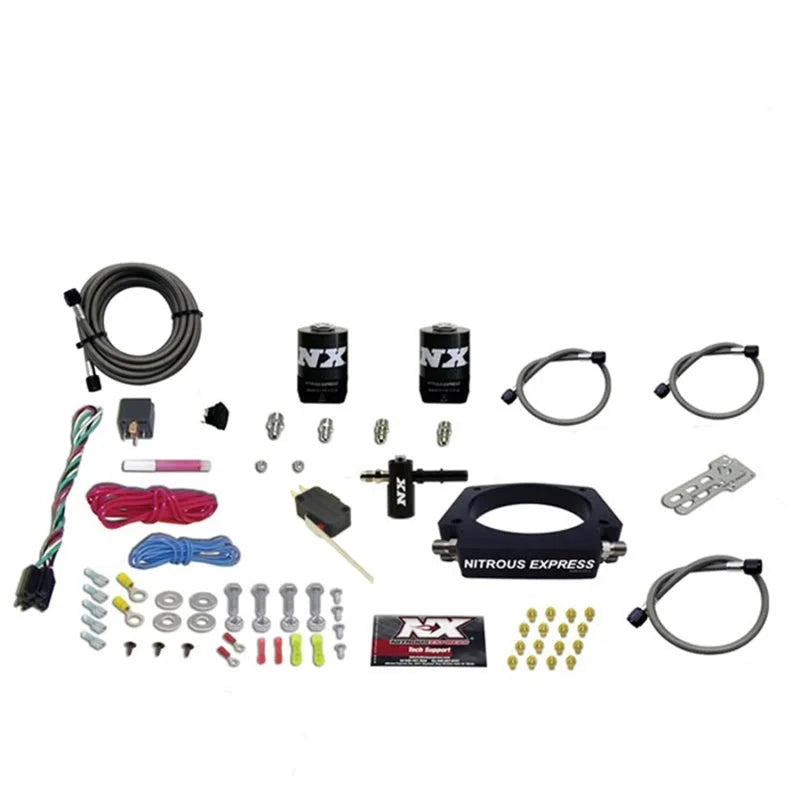 Nitrous Express LT2 C8 Nitrous Plate Kit (50-300HP) w/o Bottle - Back View