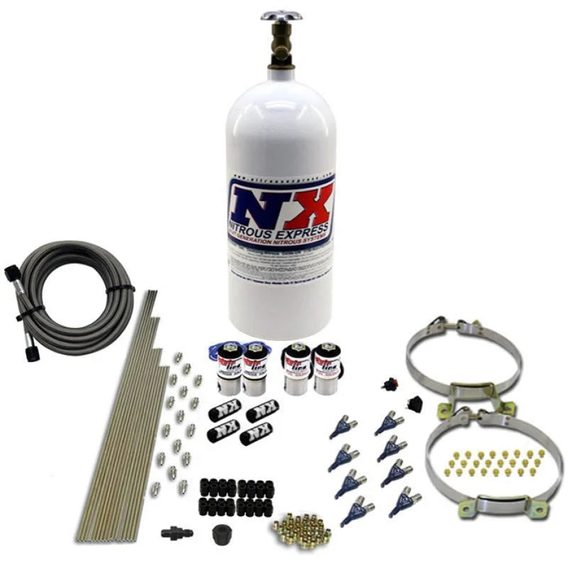 Nitrous Express Mainline Direct Port Low Press Nitrous Kit w/10lb Bottle - Main Product View