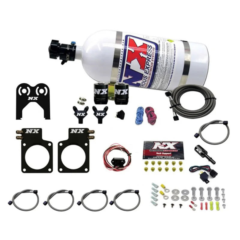 Nitrous Express Nissan GT-R Nitrous Plate Kit (35-300HP) w/10lb Bottle - Main Product View