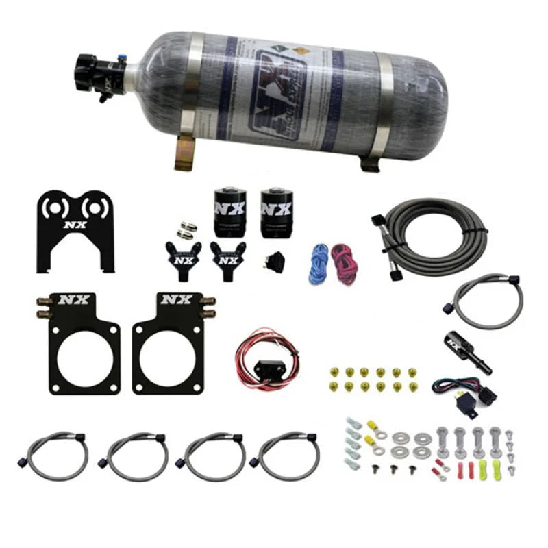 Nitrous Express Nissan GT-R Nitrous Plate Kit (35-300HP) w/Composite Bottle - Main Product View