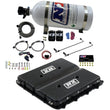 Load image into Gallery viewer, Nitrous Express Nitrous Kit w/Billet LT4 Supercharger Lid w/10lb Bottle - Back View
