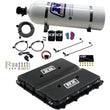 Load image into Gallery viewer, Nitrous Express Nitrous Kit w/Billet LT4 Supercharger Lid w/15lb Bottle - Back View