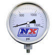 Load image into Gallery viewer, Nitrous Express Nitrous Pressure Gauge 4in-High Accuracy - Side View