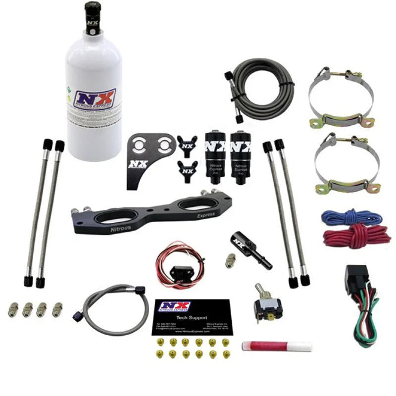 Nitrous Express Polaris RZR 1000cc Nitrous Plate Kit w/2.5lb Bottle - Main Product View