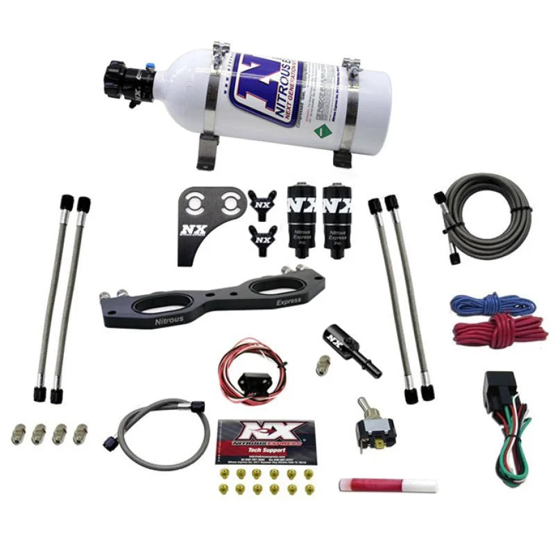 Nitrous Express Polaris RZR 1000cc Nitrous Plate Kit w/5.0lb Bottle - Main Product View