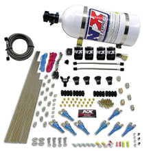 Load image into Gallery viewer, Nitrous Express Pro-Shk/Gas 4 Solenoids Nitrous Kit (200-600HP) w/10lb Bottle - Back View