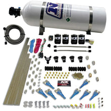 Load image into Gallery viewer, Nitrous Express Pro-Shk/Gas 4 Solenoids Nitrous Kit (200-600HP) w/15lb Bottle - Main Product View