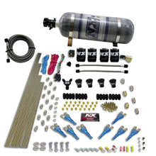 Load image into Gallery viewer, Nitrous Express Pro-Shk/Gas 4 Solenoids Nitrous Kit (250-650HP) w/Composite Bottle - Main Product View