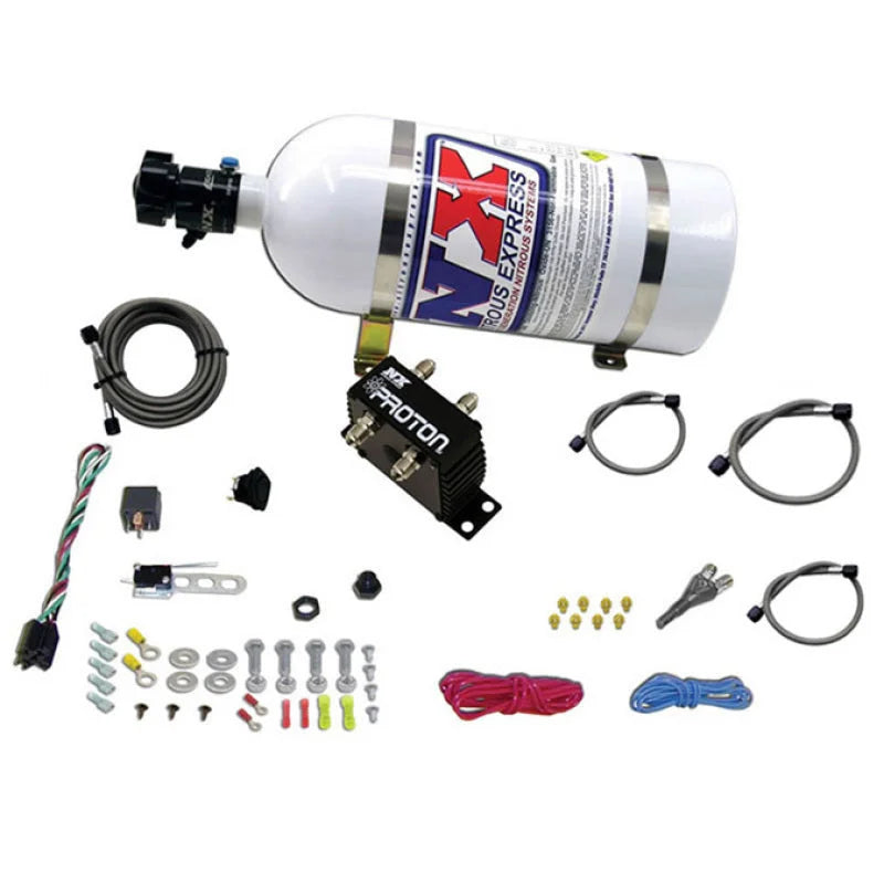 Nitrous Express Proton Plus Nitrous Kit w/10lb Bottle - Side View