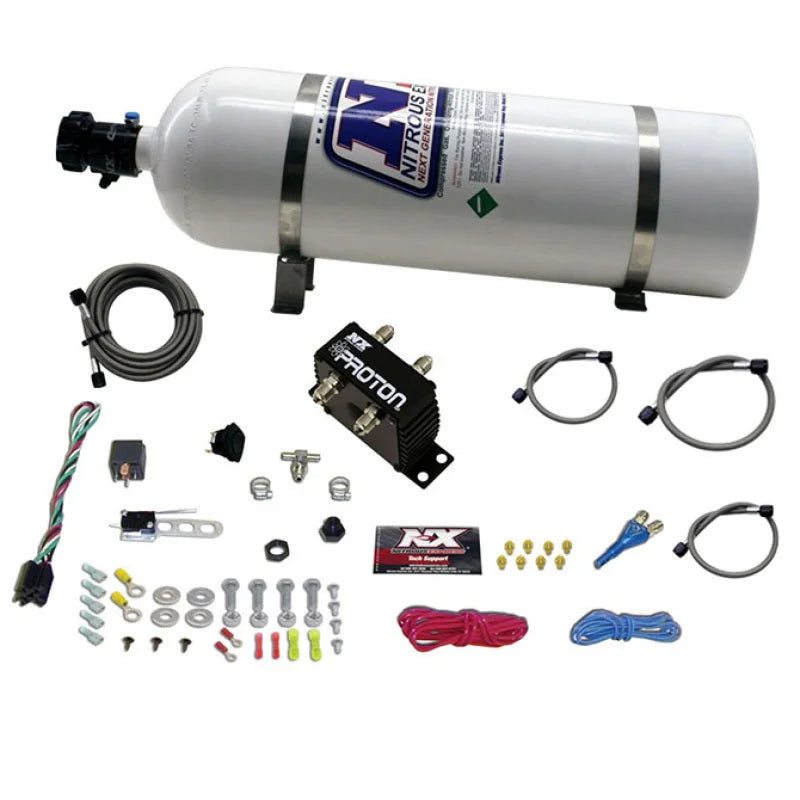 Nitrous Express Proton Plus Nitrous Kit w/15lb Bottle - Main Product View
