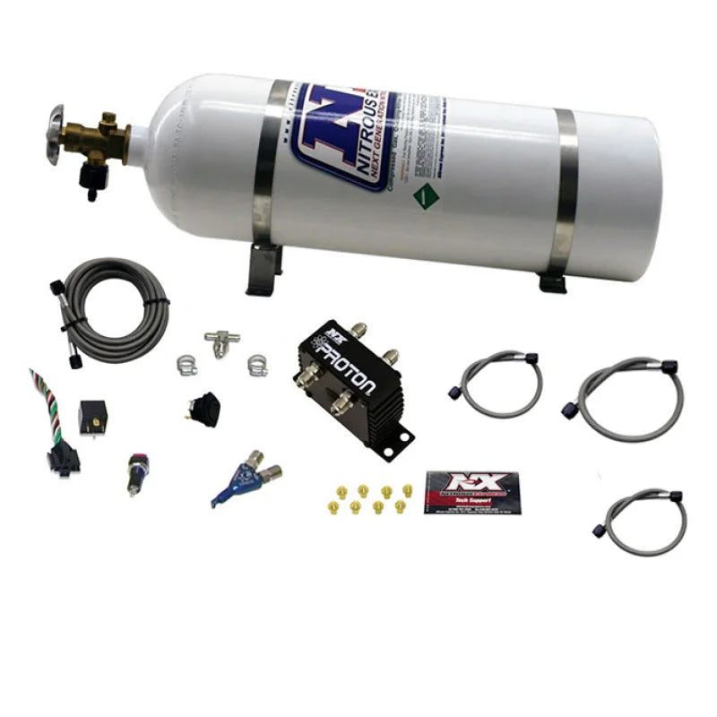 Nitrous Express Proton Series Nitrous Kit w/15lb Bottle - Main Product View