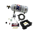 Load image into Gallery viewer, Nitrous Express Q-Jet/Holley Spread Bore Hitman Nitrous Kit (100-150-200HP) w/10lb Bottle - Back View