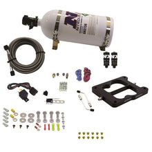 Load image into Gallery viewer, Nitrous Express Q-Jet/Holley Spread Bore Hitman Plus Nitrous Kit (50-200HP) w/10lb Bottle - Main Product View