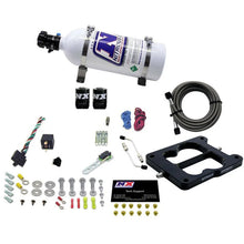 Load image into Gallery viewer, Nitrous Express Q-Jet/Holley Spread Bore Nitrous Kit (50-300HP) w/5lb Bottle - Back View