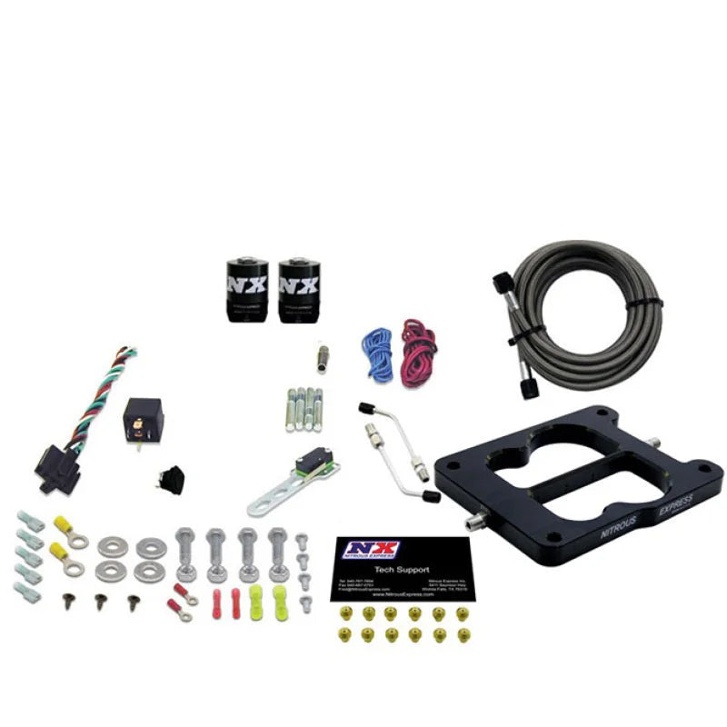 Nitrous Express Q-Jet/Holley Spread Bore Nitrous Kit (50-300HP) w/o Bottle - Main Product View