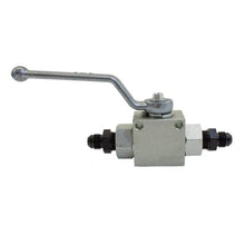 Load image into Gallery viewer, Nitrous Express Remote Shutoff Nitrous Valve 6AN Male Inlet and Outlet - Side View