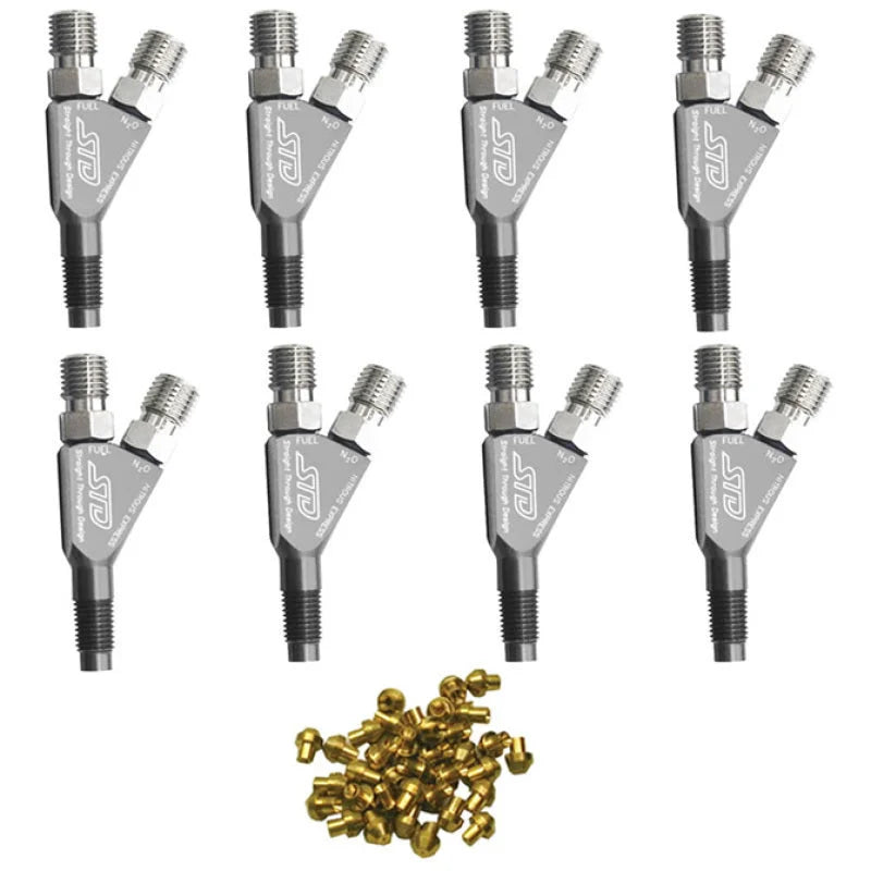Nitrous Express STD Nozzles 8 Cyl (Incl All HP Settings) - Main Product View