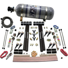 Load image into Gallery viewer, Nitrous Express SX2 Dual Stage 8 Solenoid /Gasoline Nitrous Kit (200-1200HP) w/Composite Bottle - Main Product View