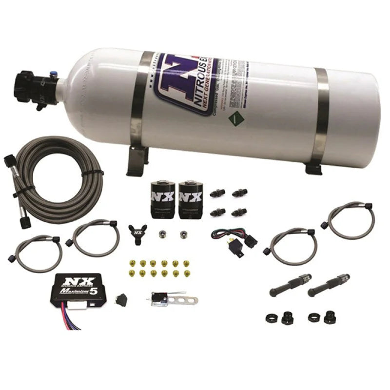 Nitrous Express SX2D Dual Stage Diesel Nitrous Kit w/Progressive Controller - Side View