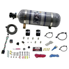 Load image into Gallery viewer, Nitrous Express Shark SHO 400 HP Single Nozzle Nitrous Kit w/Composite Bottle - Main Product View