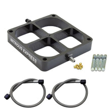 Load image into Gallery viewer, Nitrous Express Single Entry Crossbar 8500 Based Throttle Body Nitrous Plate Conversion - Side View