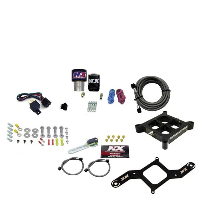 Nitrous Express Single Entry Crossbar RNC .178 4150 Flange Nitrous Kit (250-650HP) w/No Bottle - Main Product View