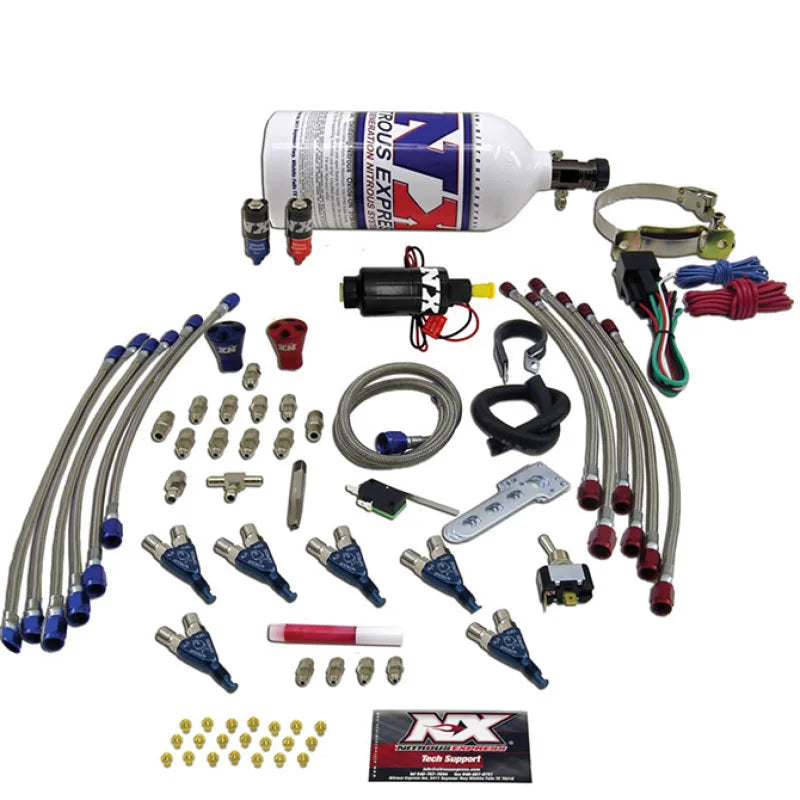 Nitrous Express Six Cyl Piranha Nitrous Kit w/o Bottle - Main Product View
