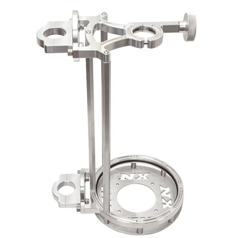 Nitrous Express Stand up Billet Bottle Bracket for 15lb Bottle (Bar Mount) - Side View
