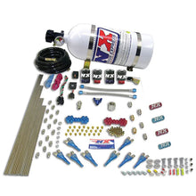 Load image into Gallery viewer, Nitrous Express Street Shark Gas 4 Solenoids Nitrous Kit (100-150-250HP) w/Composite Bottle - Side View
