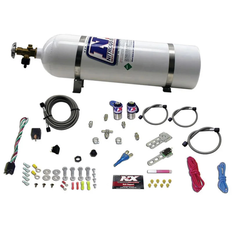 Nitrous Express Sub C Nitrous Kit (25-35-50HP) w/15lb Bottle - Main Product View