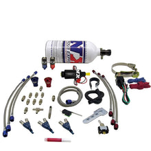 Load image into Gallery viewer, Nitrous Express Three Cyl Piranha Nitrous Kit w/2.5lb Bottle - Main Product View