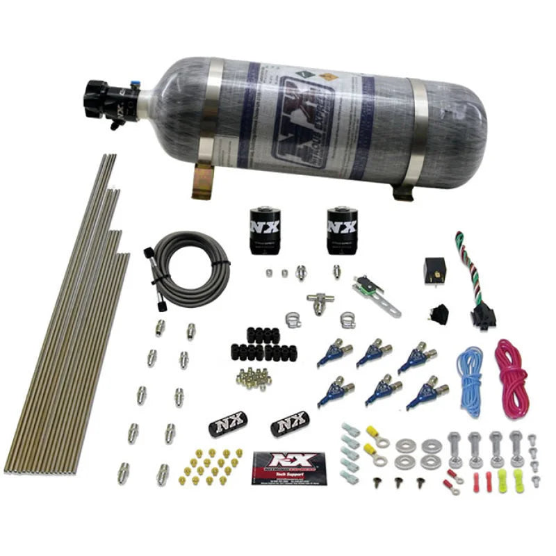 Nitrous Express V6AN Gasoline EFI Nitrous Kit (150-375HP) w/Composite Bottle - Main Product View