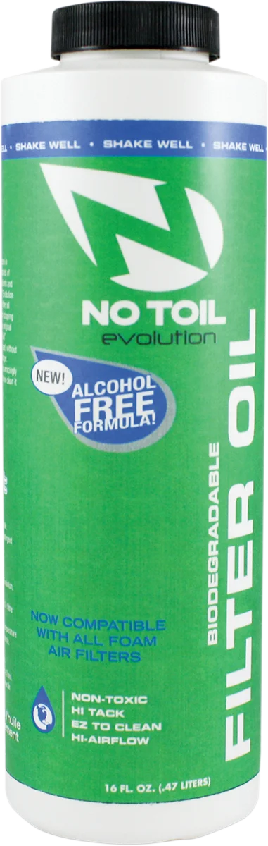 No Toil Air Filter Oil - 64 U.S. fl oz. EV118 - Side View