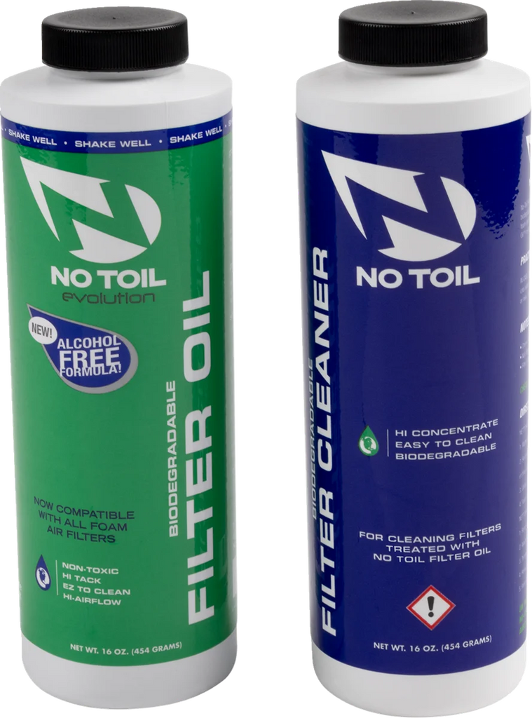 No Toil Evolution Filter Oil, Cleaner, and Rim Grease Kit EV109 - Side View