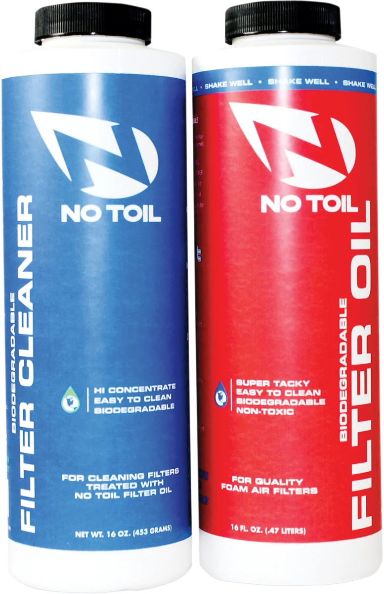 No Toil Filter Oil, Cleaner, and Rim Grease Kit - Aerosol NT207 - Side View