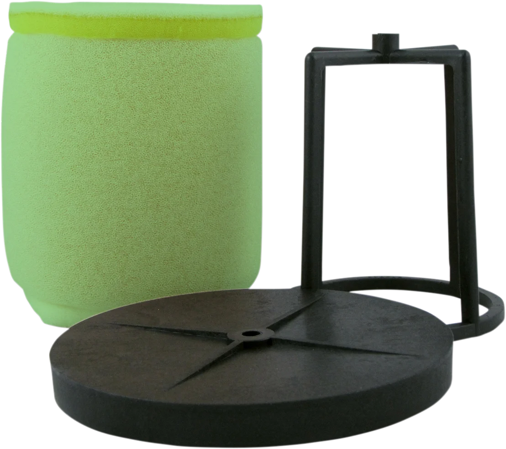 No Toil Pre-oiled Air Filter with Cage - Kawasaki 3417 - Side View