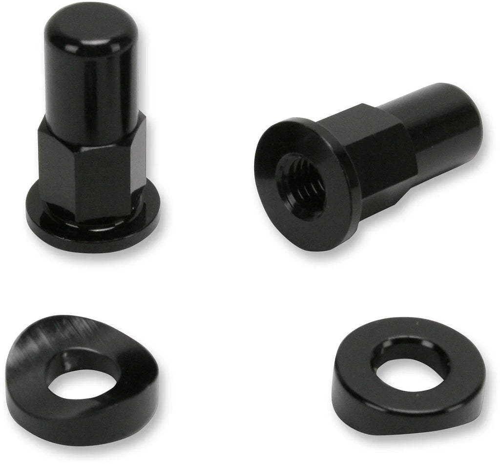 No Toil Rim Lock Nut/Spacer - Kit - Black NTRK-005 - Main Product View