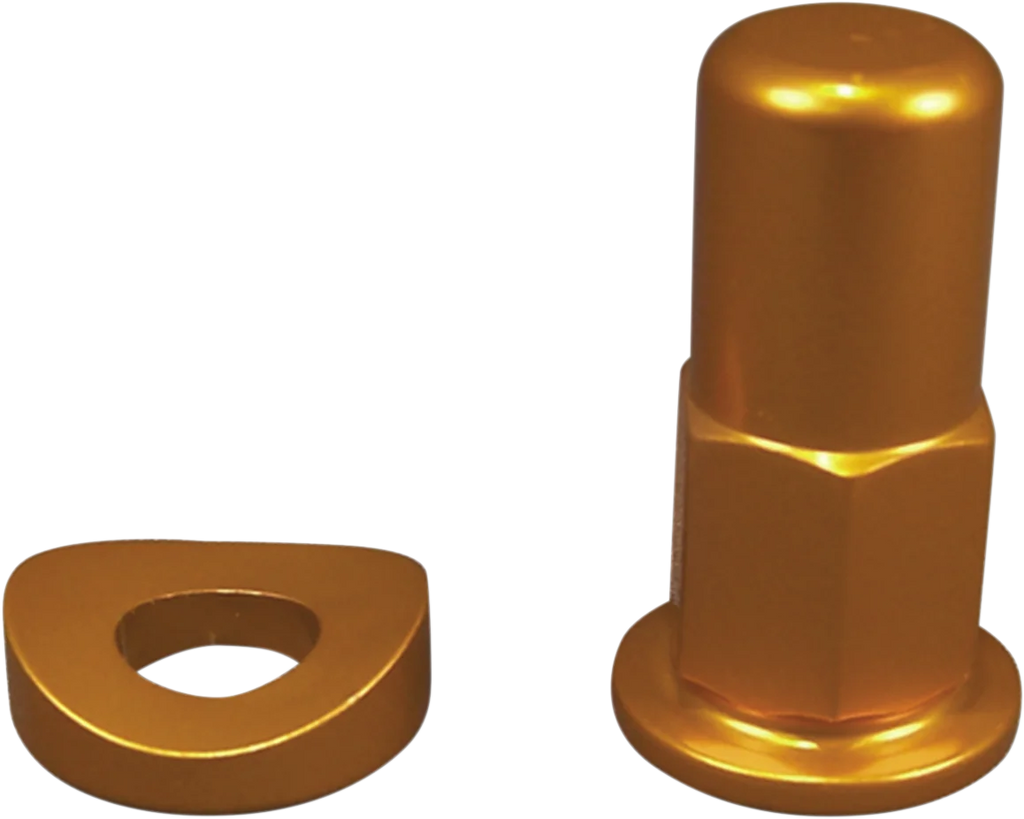 No Toil Rim Lock Nut/Spacer - Kit - Gold NTRK-002 - Side View