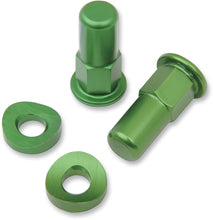 Load image into Gallery viewer, No Toil Rim Lock Nut/Spacer - Kit - Green NTRK008 - Main Product View
