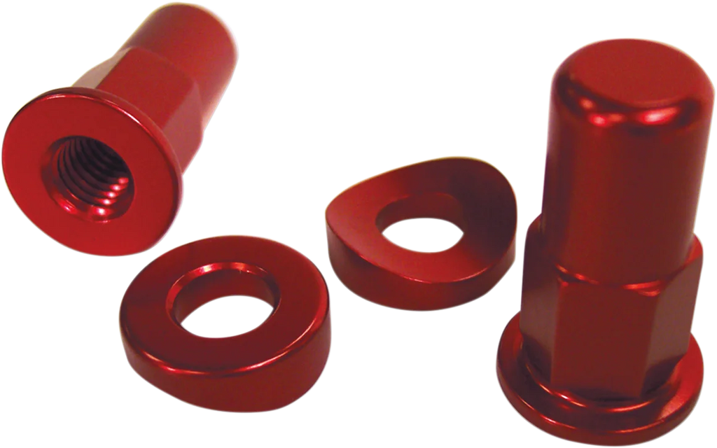 No Toil Rim Lock Nut/Spacer - Kit - Red NTRK-004 - Main Product View