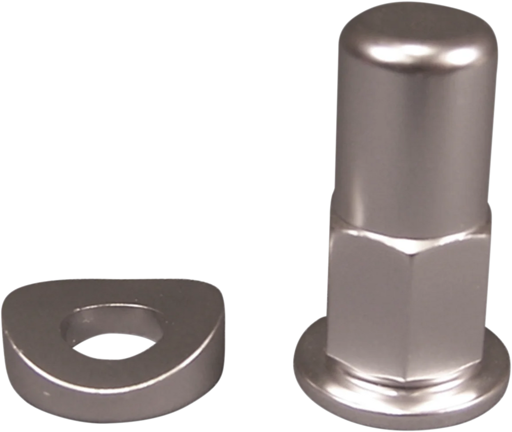 No Toil Rim Lock Nut/Spacer - Kit - Silver NTRK-001 - Side View
