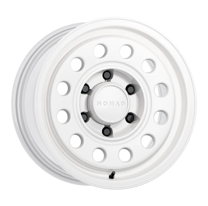 Nomad N501SA Convoy 17x8.5in / 6x139.7 BP / -10mm Offset / 106.1mm Bore - Gloss White Wheel