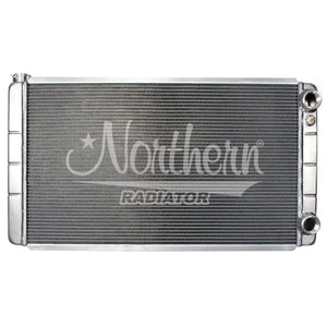 Northern Radiator GM Radiator Dual Pass 19 x 35 Changeable Inlet 204131