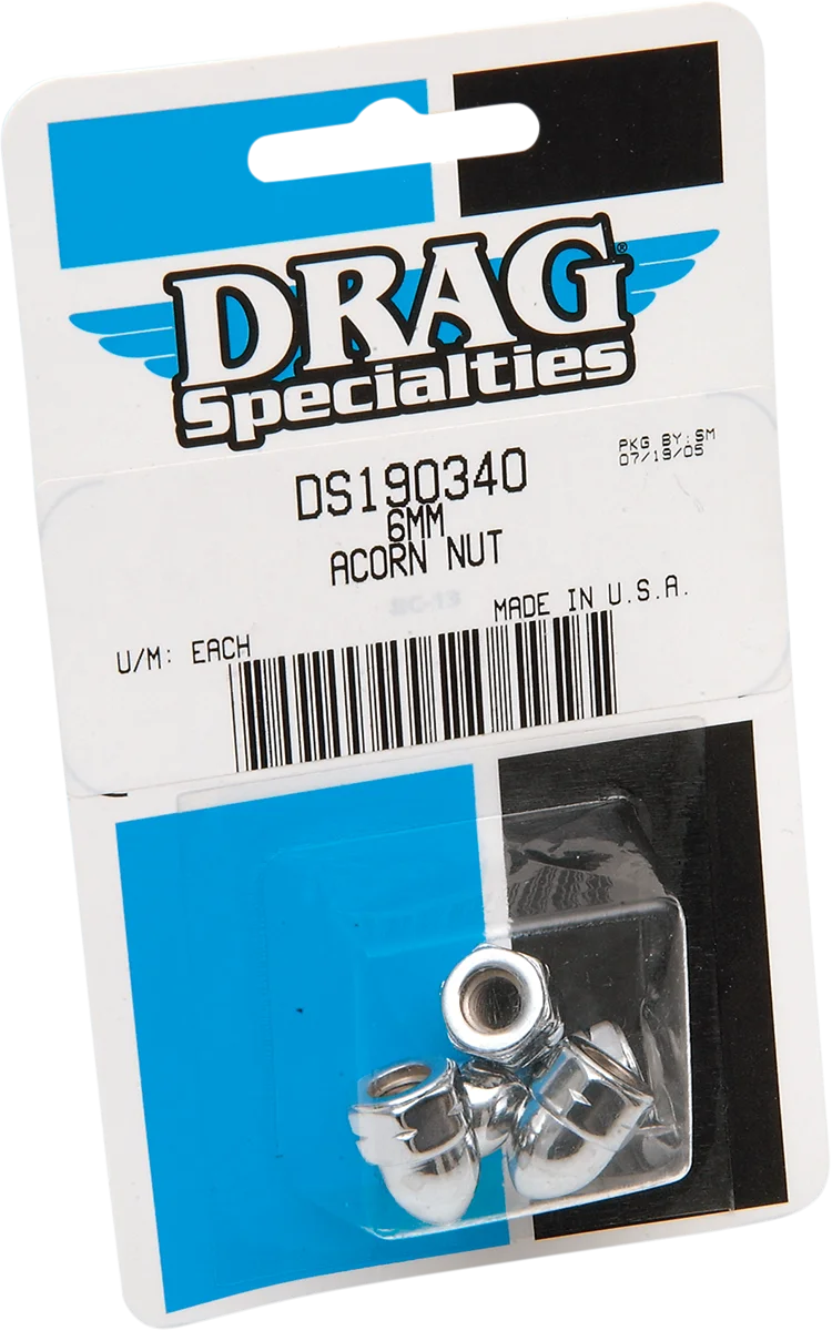 Nut - Acorn - 10 mm DragSpecialties MBP1210 - Side View