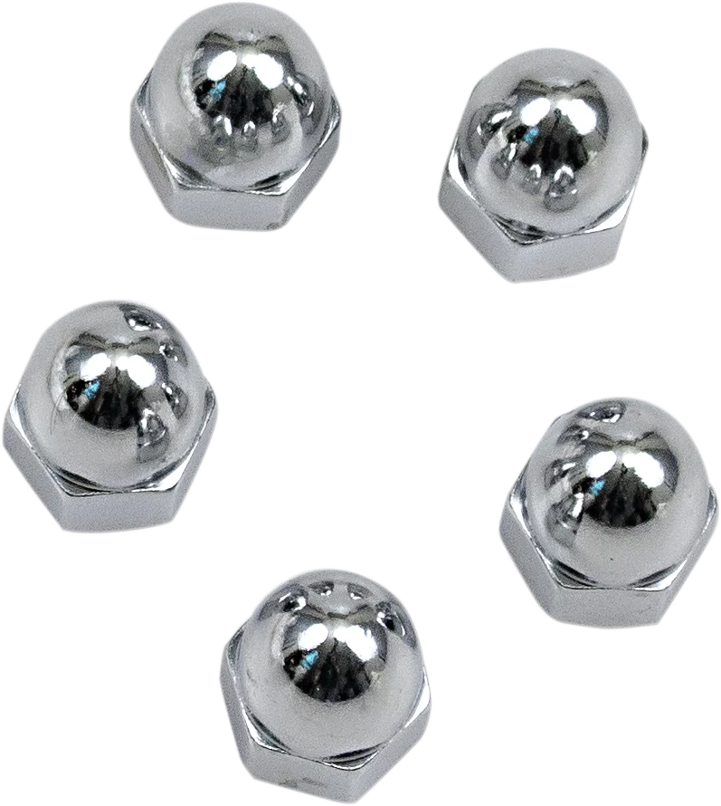 Nut - Acorn - Chrome - 1/2"-20 DragSpecialties MPB112 - Main Product View