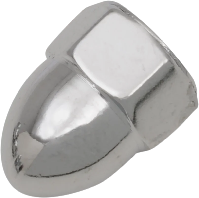 Nut - Acorn - Chrome - 3/8"-16 DragSpecialties MPB107 - Side View