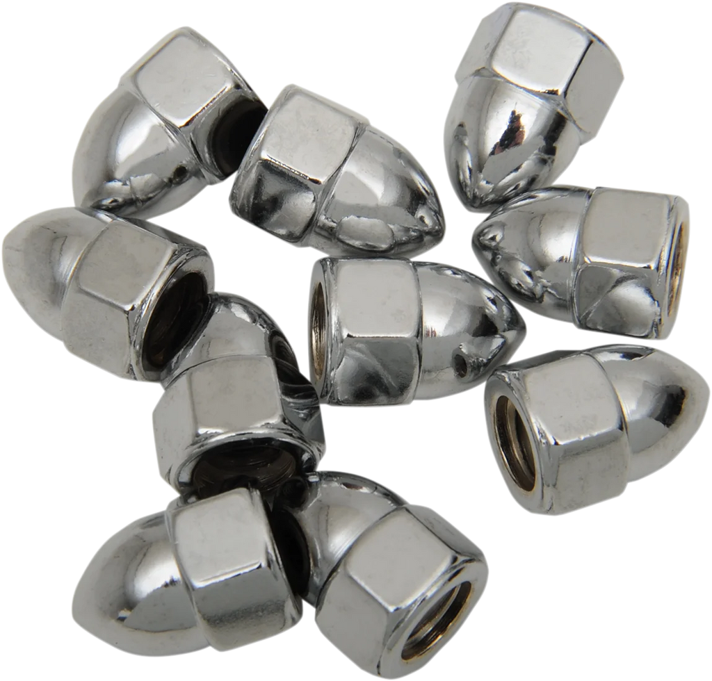 Nut - Acorn - Chrome - 5/16"-18 DragSpecialties MPB105 - Main Product View