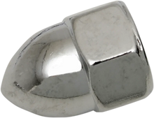 Load image into Gallery viewer, Nut - Acorn - Chrome - 5/16"-18 DragSpecialties MPB105 - Side View