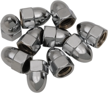 Load image into Gallery viewer, Nut - Acorn - Chrome - 7/16"-14 DragSpecialties MPB109 - Side View